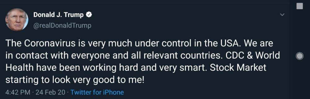coronavirus under control trump tweet.jpg