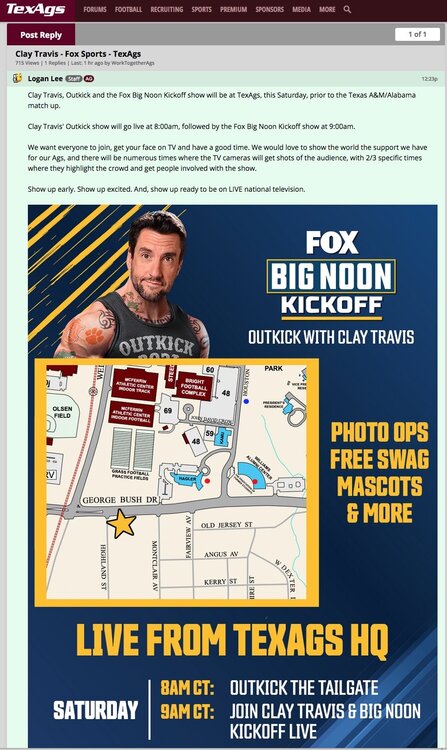 aggy clay travis gameday.jpeg