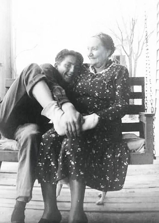 Willie and his grandmother.jpg