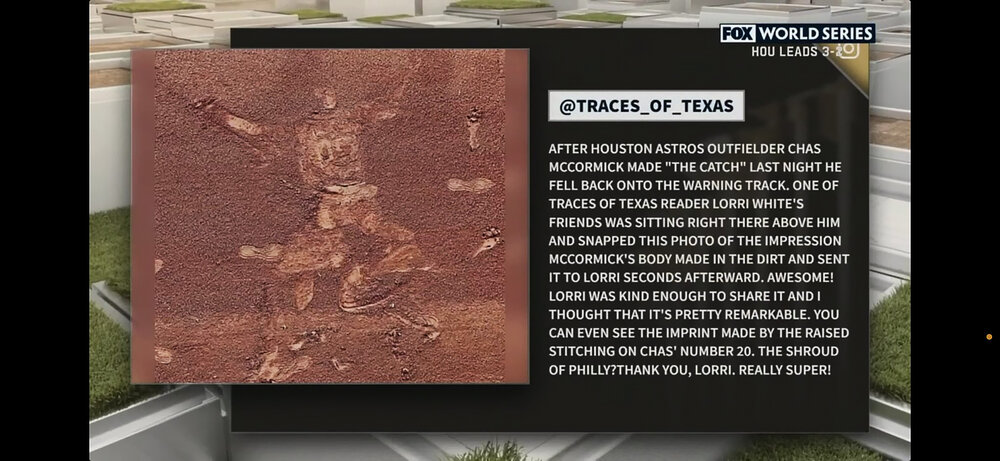 Flip Lehman's photo of Chas McCormick on the World Series broadcast.jpg