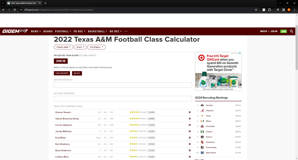 Tell Me About Texas A&m - Page 1374 - Football - Surly Horns