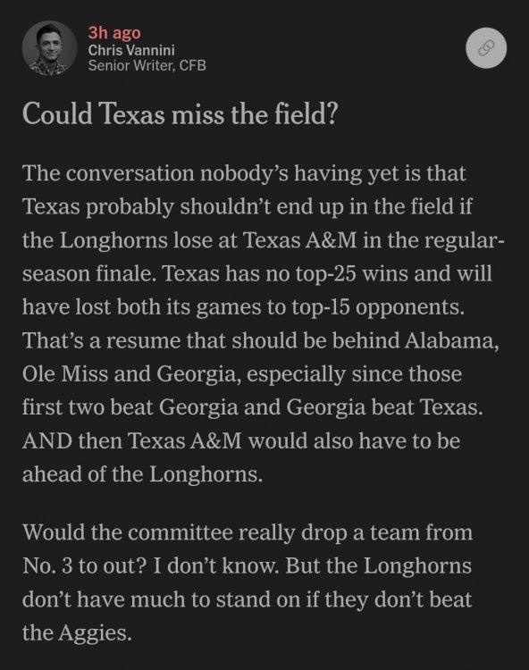 2024 CFB polls/rankings Texas 3/ 3 /3 (CFP/AP/Coaches) Page 52